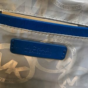 Michael Kors Bags - Michael Kors blue patent leather clutch purse bag Michael Kors Bags - Michael Kors blue patent leather clutch purse bag