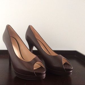 Furla NWOB Peep Toe Stilettos Sz. 38.5