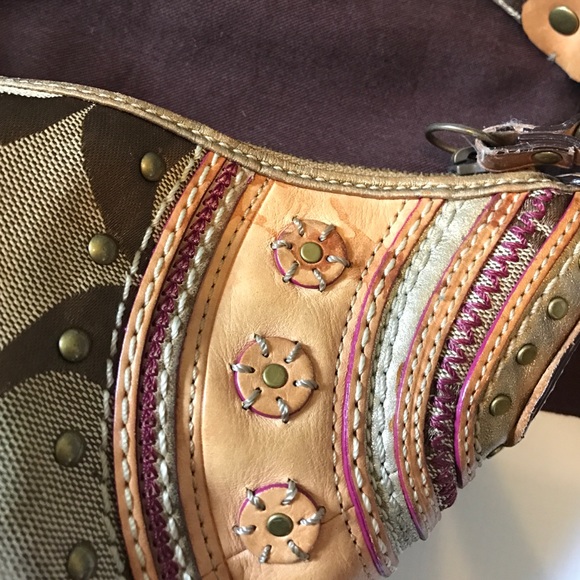 Coach Bags - Coach Signature Brown a Canvas Hobo Satchel Coach Bags - Coach Signature Brown a Canvas Hobo Satchel