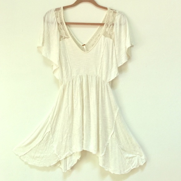 Free People Crochet Mesh Flowing Top - Picture 1 of 4