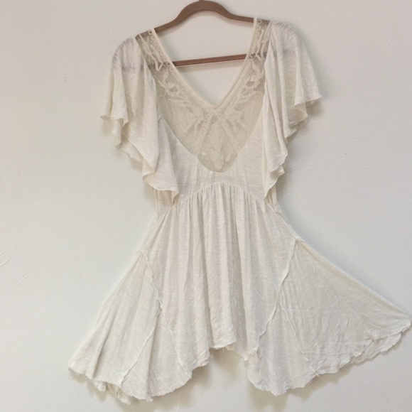 Free People Crochet Mesh Flowing Top - Picture 3 of 4