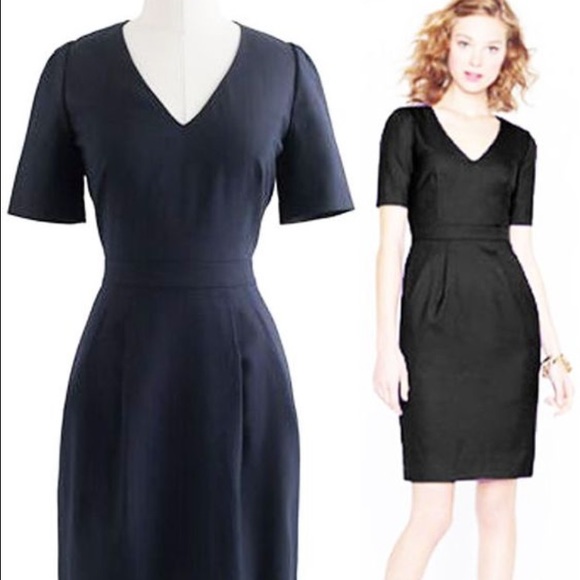 J Crew Super 120's memo dress size 6