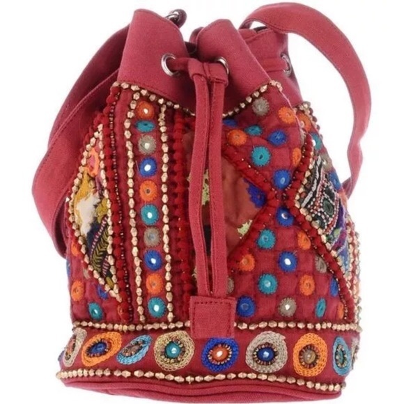 ANTIK BATIK Embroidered Bag Intricate Luxe Paris - Picture 4 of 4