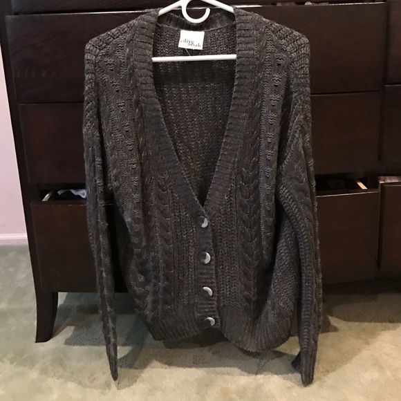 Olive and oak cardigan