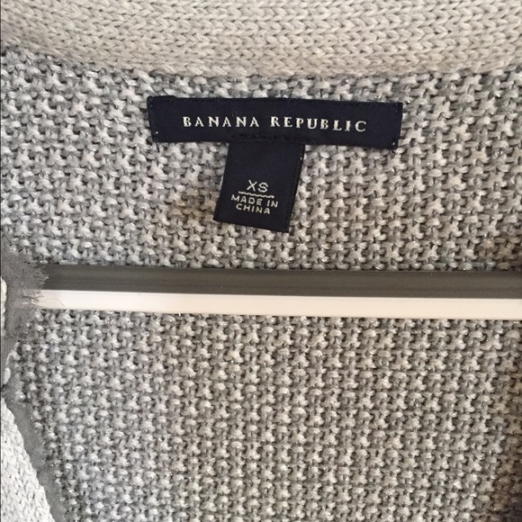 WFH Grey Moto Sweater Jacket by Banana Republic - Picture 4 of 4