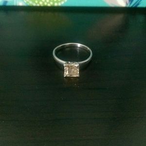 iIvory Silver Stone Ring