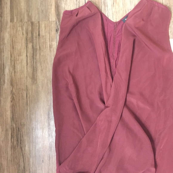 Trouvé maroon blouse