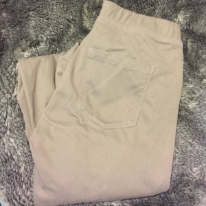 Nude colored XS UNIQLO legging pants