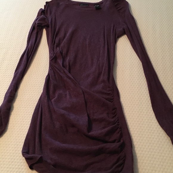 Eggplant purple sweater tunic XS