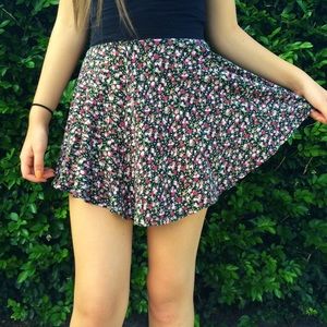 Floral Skater Skirt