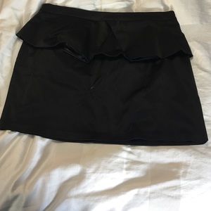 ASOS Curve Peplum Mini-Skirt