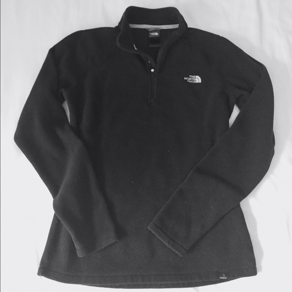 North Face Fleece Quarter Zip - Black