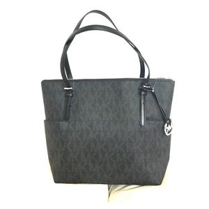 MICHAEL KORS Signature PVC East West Travel Tote