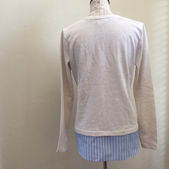 💐SOLD💐NWT Cozy Van Heusen Layered Look Top M - Picture 2 of 4