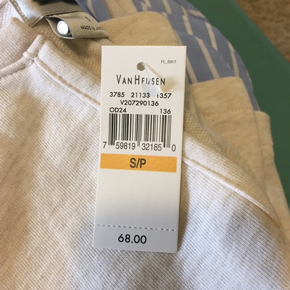 💐SOLD💐NWT Cozy Van Heusen Layered Look Top M - Picture 4 of 4