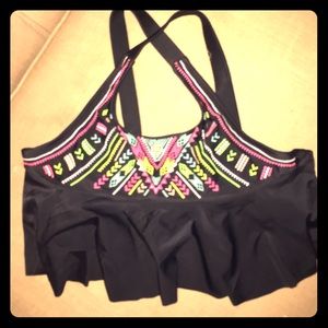 Bathing suit crop top