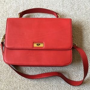 J Crew Edie Purse - Cherry Red
