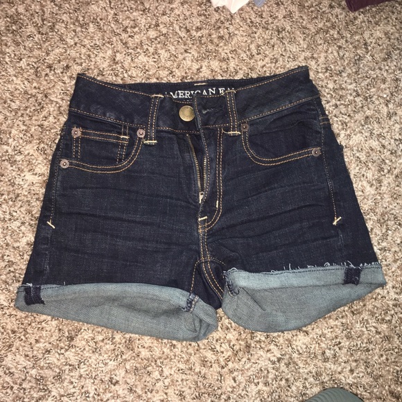 High waisted American eagle shorts size 00