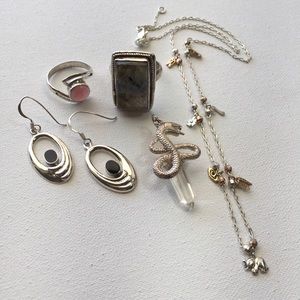 BUNDLE VINTAGE Sterling silver jewelry, 25.7 grams
