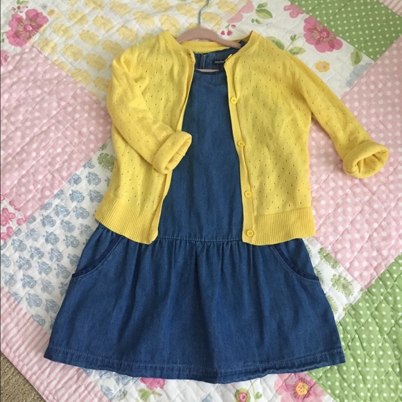 Gap girl denim dress