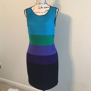 Calvin Klein multicolored sleeveless dress