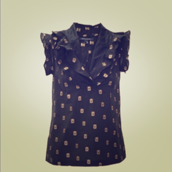 French connection Owl Pot Top sz/m