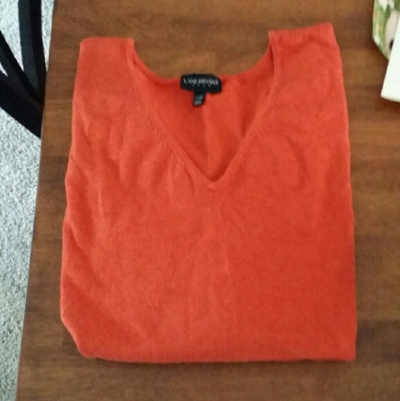 Pumpkin colored, Long sleeve sweater