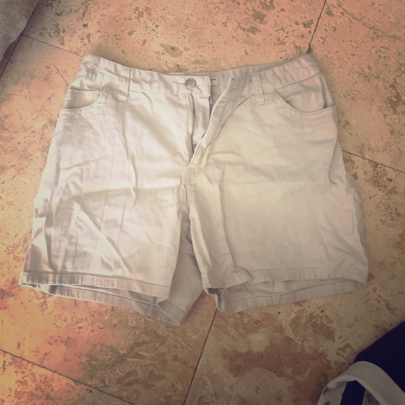 Beige shorts
