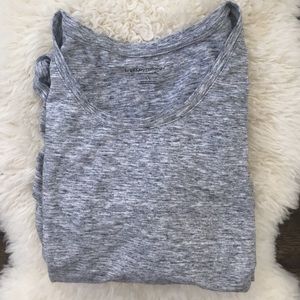 Liz Lange marled gray maternity dress