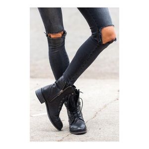Black Combat Boots