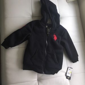 Boys US polo Assn. zipper hoodie