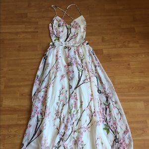 Open Back Maxi Dress