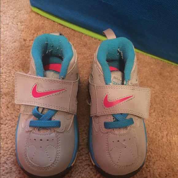 6c grey and blue nikes