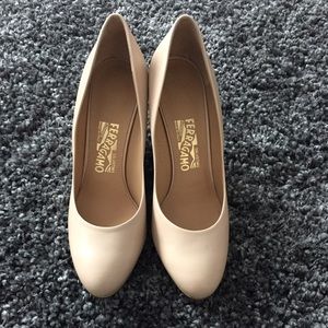 Never worn Ferragamo Wedges