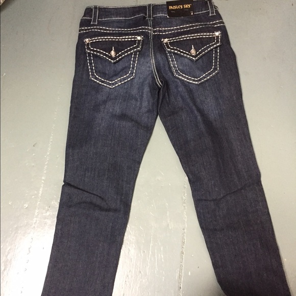 Paisley Sky denim crop skinny jeans