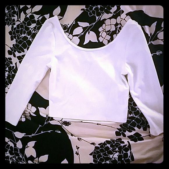 White Crop Top