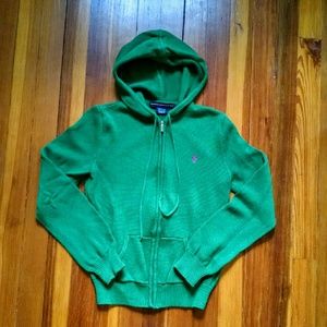 Cozy Knit Zip Up Hoodie