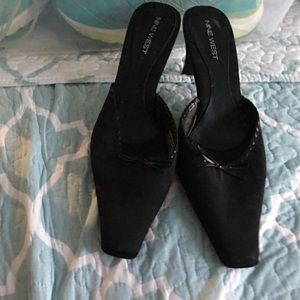 Nine West kitten heel mules. Never worn