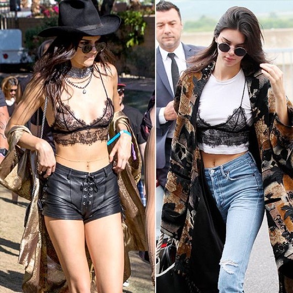 Black Lace Bralette - Picture 5 of 7