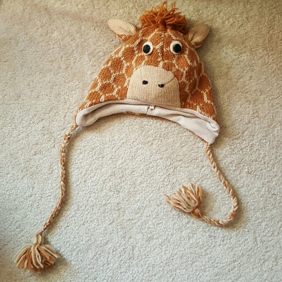 Cozy Giraffe Knit Hat
