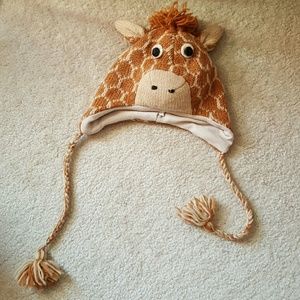 Cozy Giraffe Knit Hat