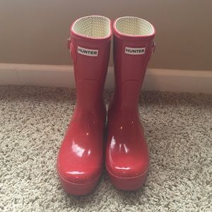 Hunter rain boots