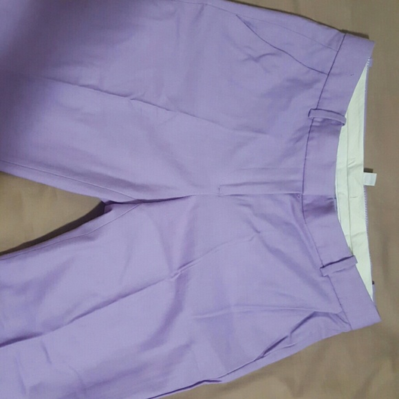 Lilac wool pants