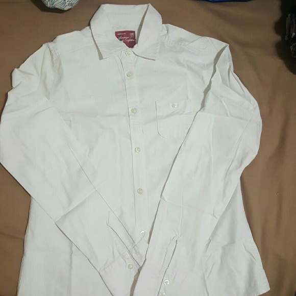 White buttoned shirt