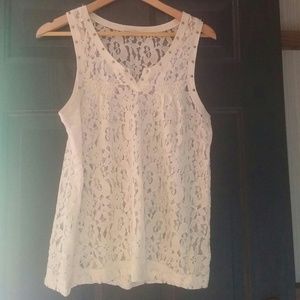 Lace tank