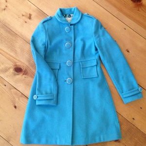 Banana Republic robin egg blue coat