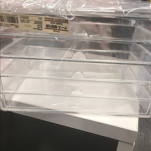 Accessories Muji Acrylic Case 5 Drawer Organizer Poshmark