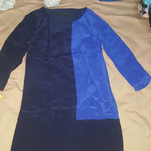 Colorblock shift dress