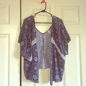 Blue Charlotte Russe top