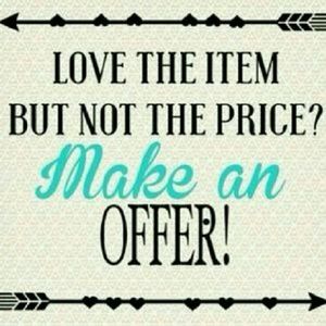 Feel free to make an offer